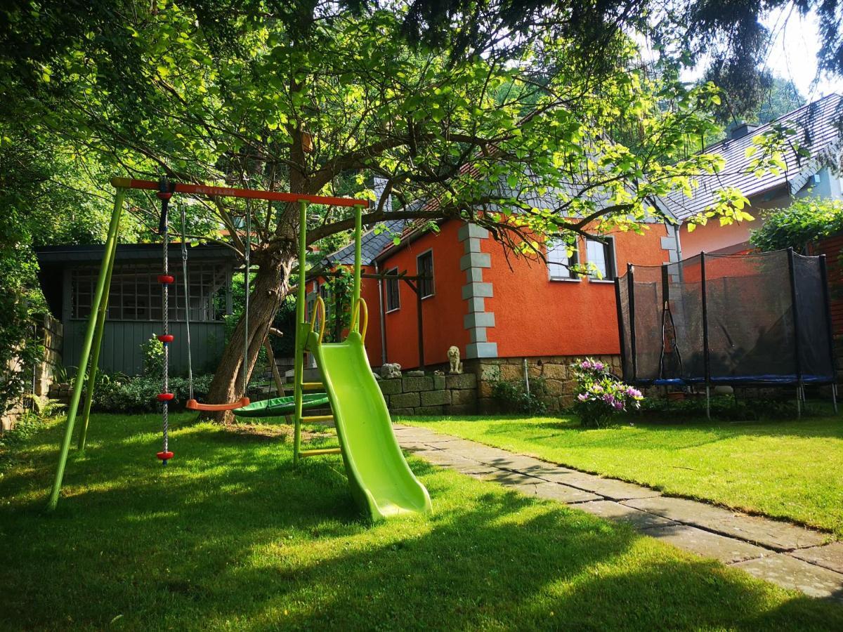 Villa Ferienhaus Franz - An Der Elbe, Mit Grossem Garten à Pirna Extérieur photo